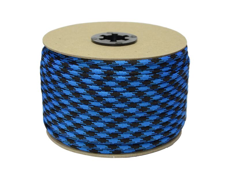 Paracord Čierna/modrá